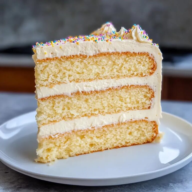 Vanilla Layer Cake Recipe