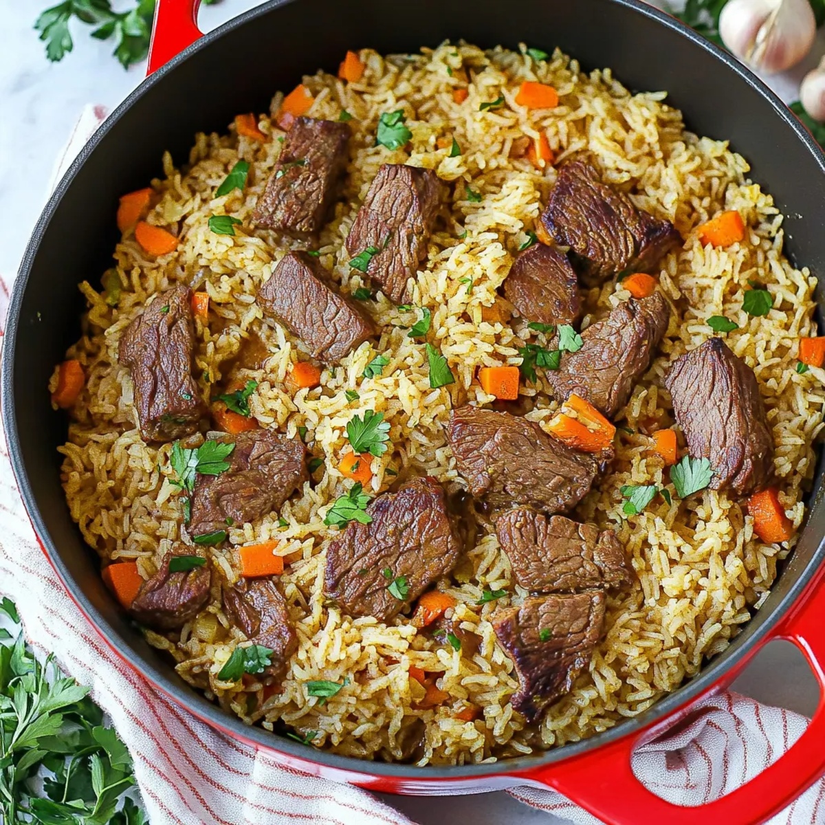 Beef Rice Plov Recipe