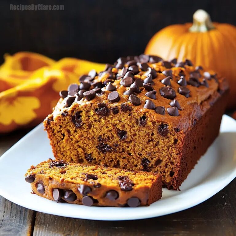 Best Chocolate Chip Pumpkin Bread Recipe
