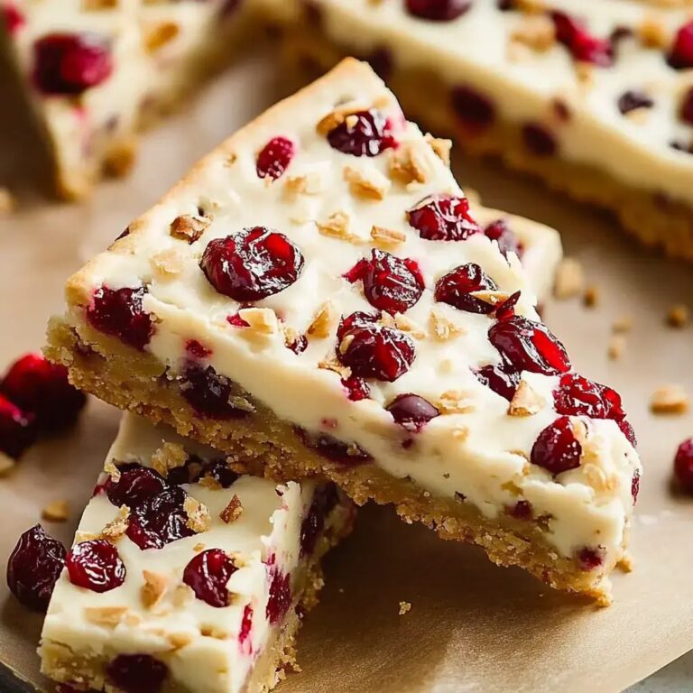 Cranberry Bliss Bars Recipe