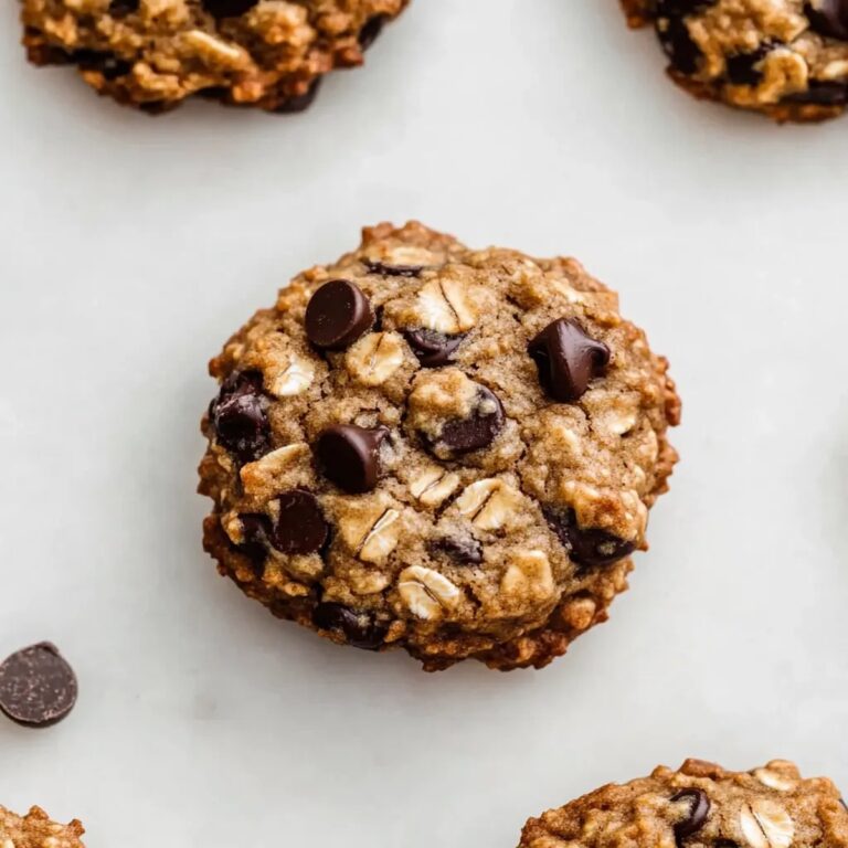Chocolate Chip Banana Oatmeal Cookies Recipe