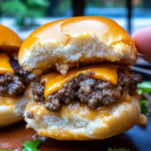 Cheeseburger Sliders With Hawaiian Rolls Recipe