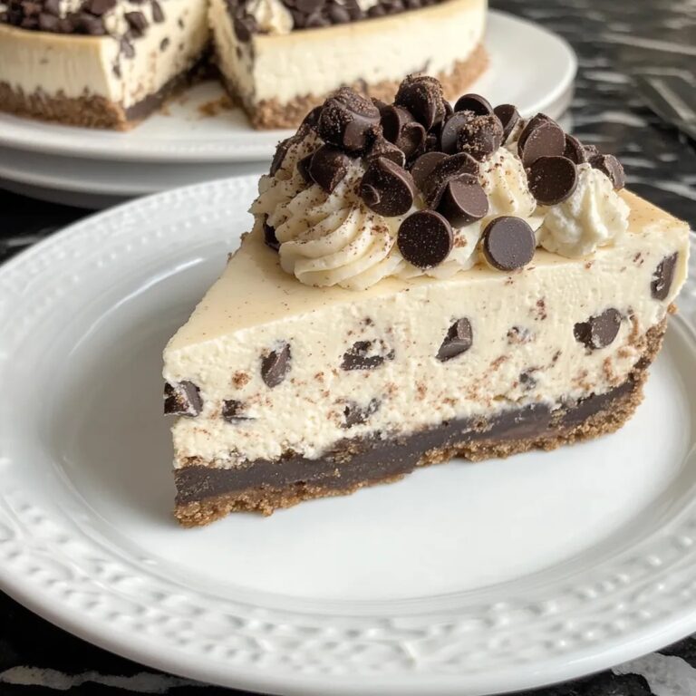 No Bake Cookie Dough Cheesecake Recipe