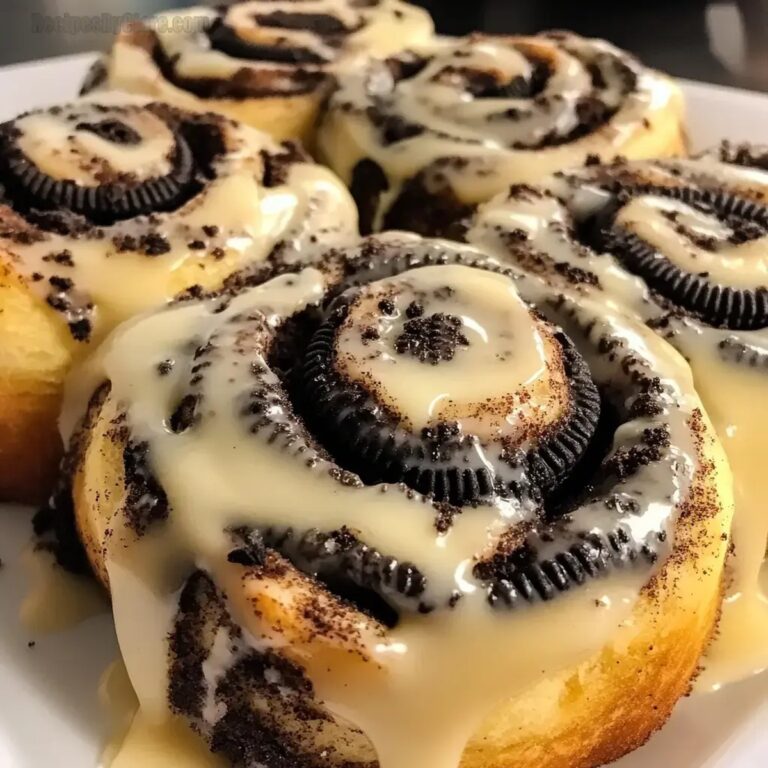 Oreo Stuffed Cinnamon Rolls Recipe