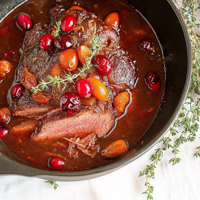 Cranberry Balsamic Roast Recipe