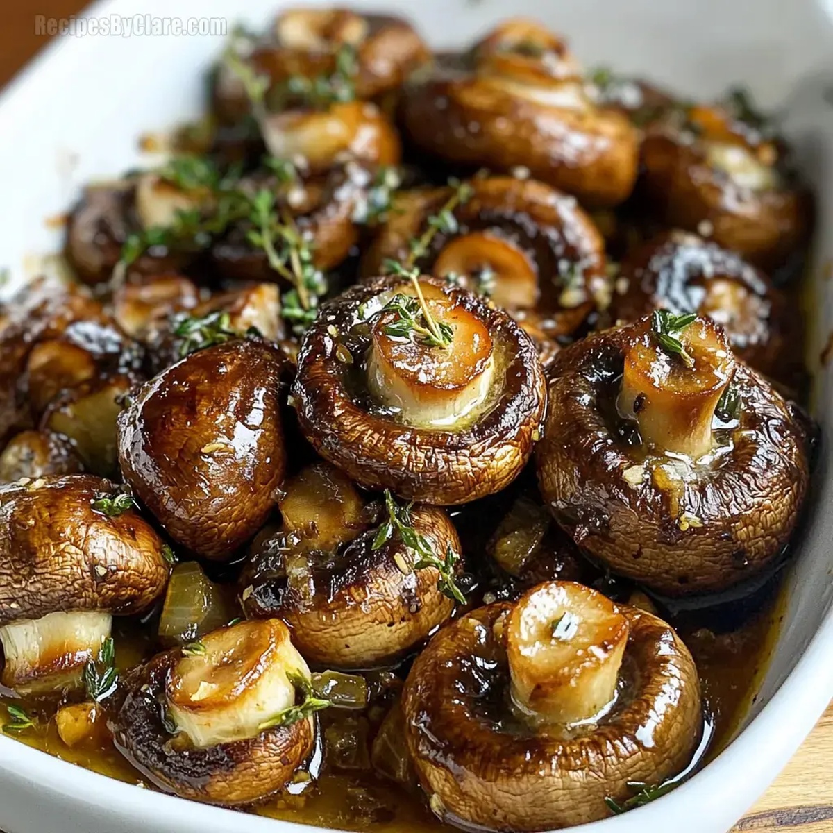 Roasted Mushrooms Browned Butter Recipe