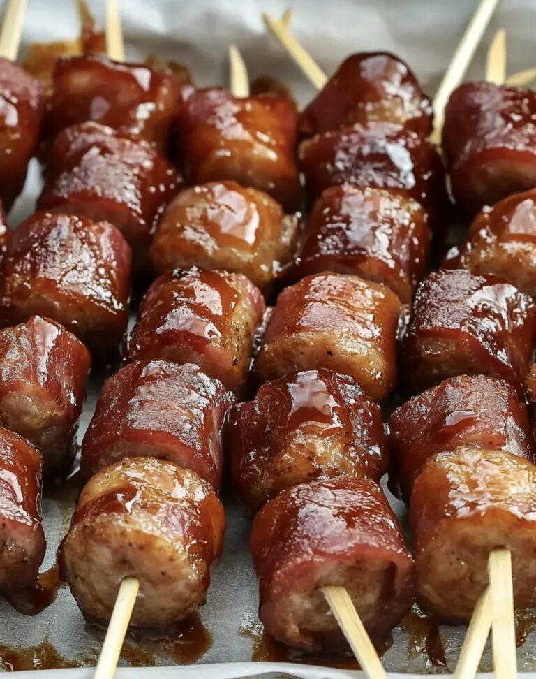 Bbq Bacon Wrapped Little Smokies Recipe