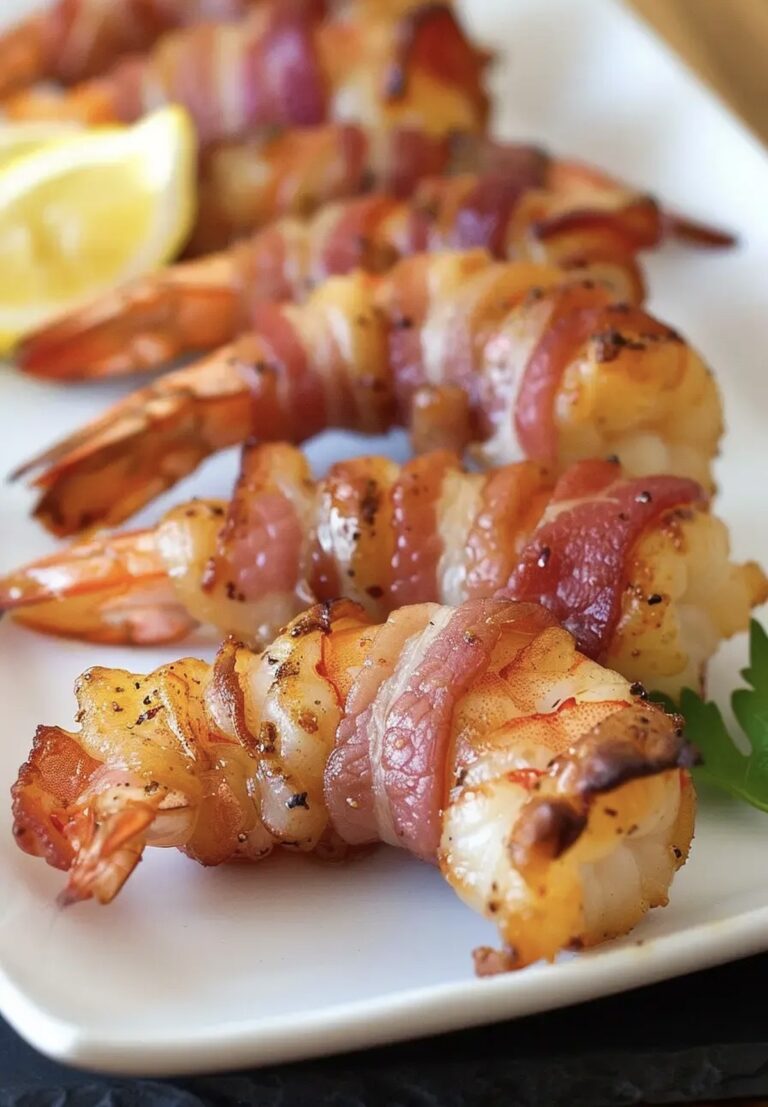 Crispy Bacon Wrapped Shrimp Recipe