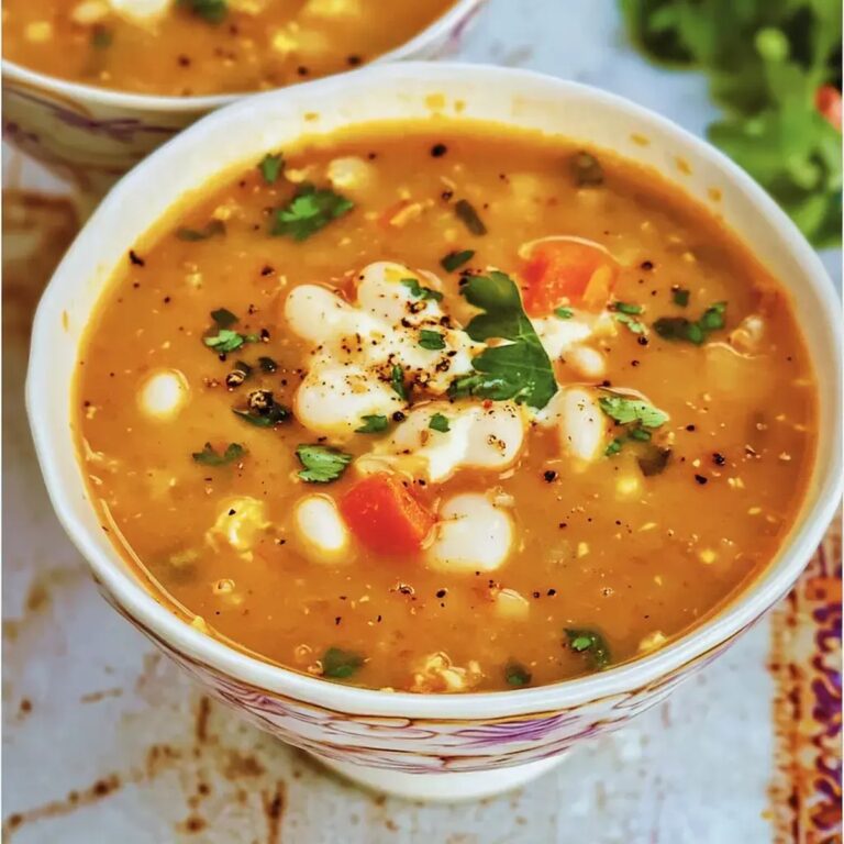 Mediterranean White Bean Soup Recipe