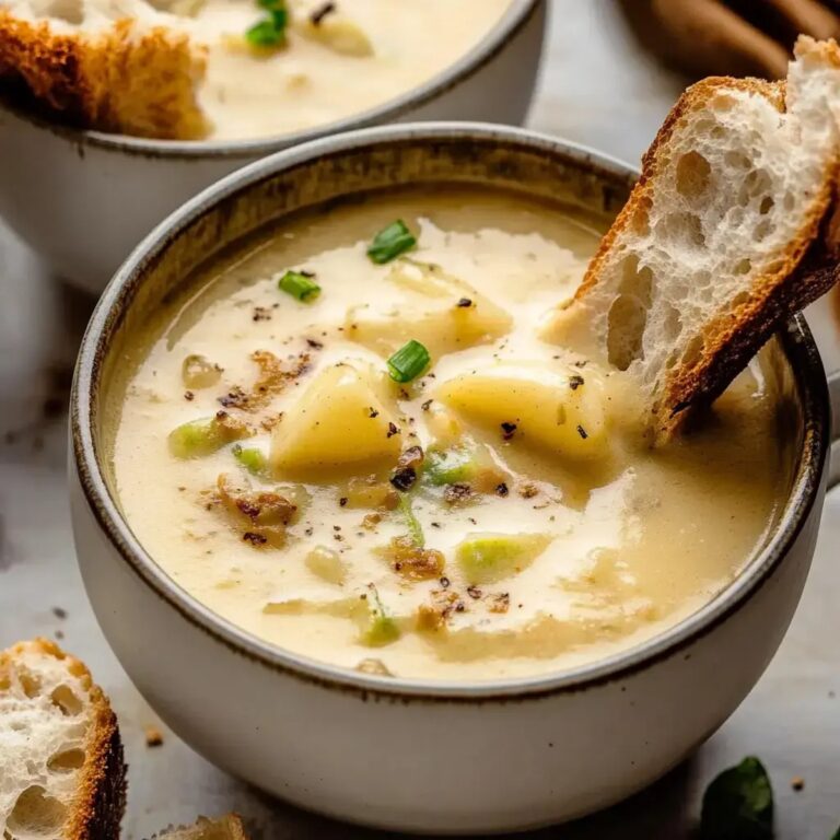 Roasted Garlic Cauliflower Soup Recipe