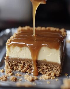 Cookie Butter Caramel Cheesecake Slice Recipe
