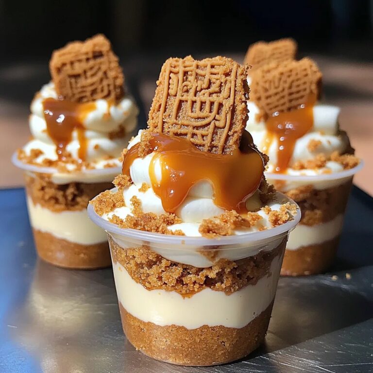 Mini Cookie Butter Cheesecakes Cups Recipe