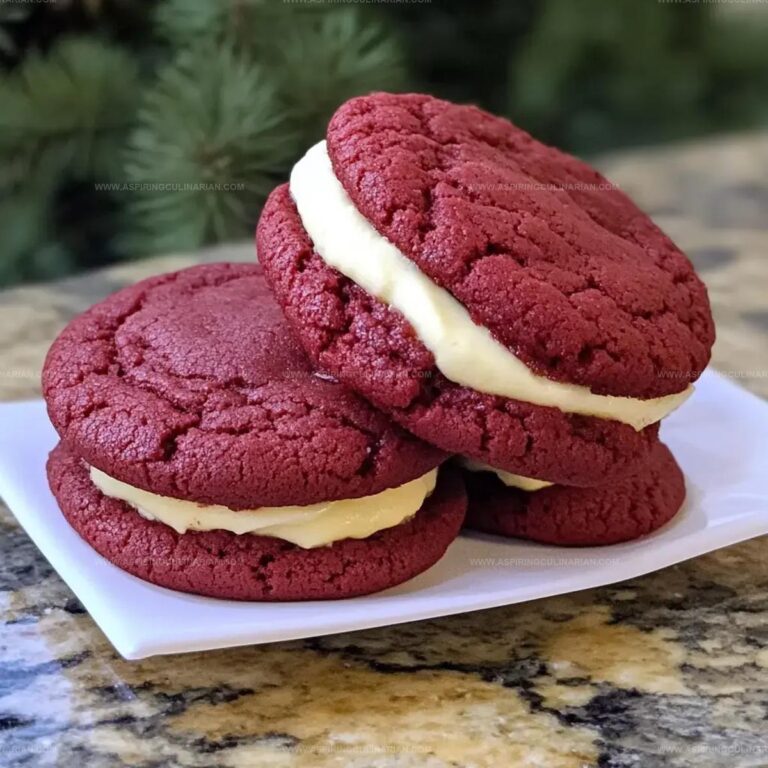 Red Velvet Cookie Sandwiches Recipe