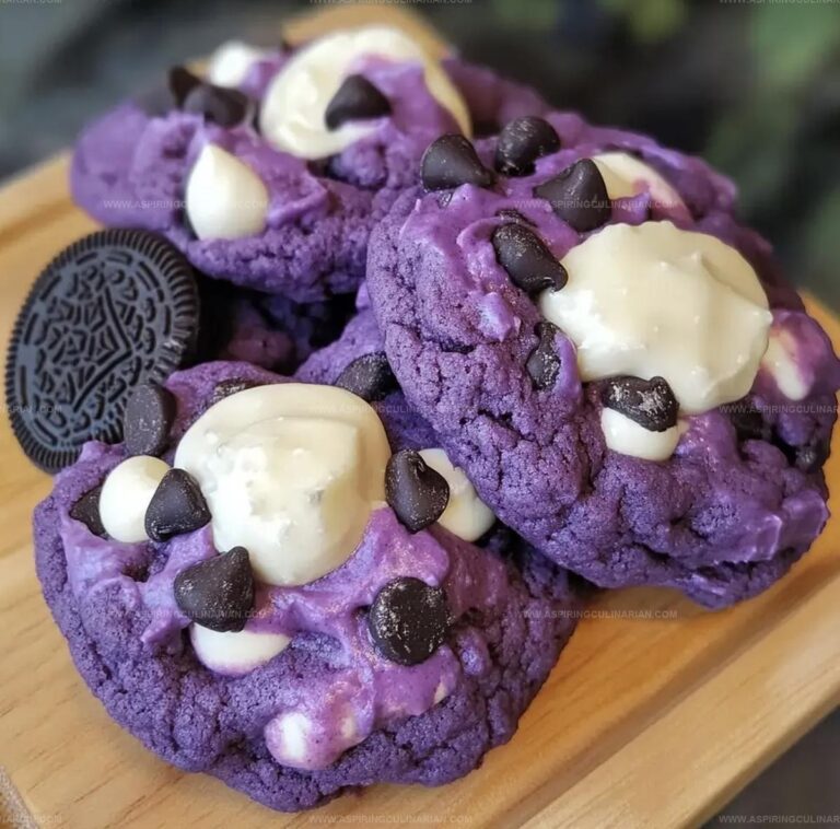 Ube Cookies And Cream Cookies Recipe