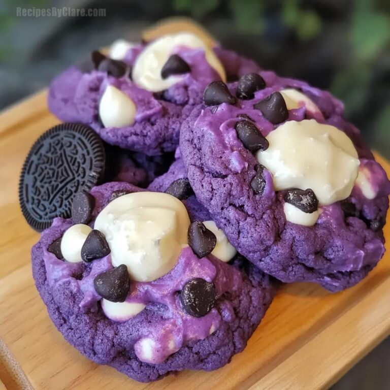 Ube Cookies And Cream Cookies Recipe