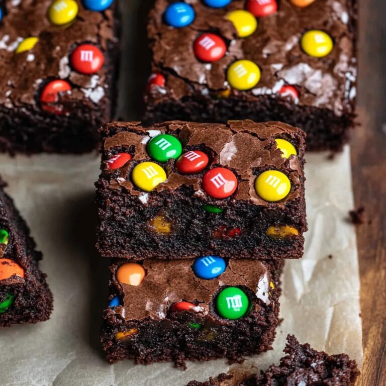 Easy Fudgy Mm Brownies Recipe