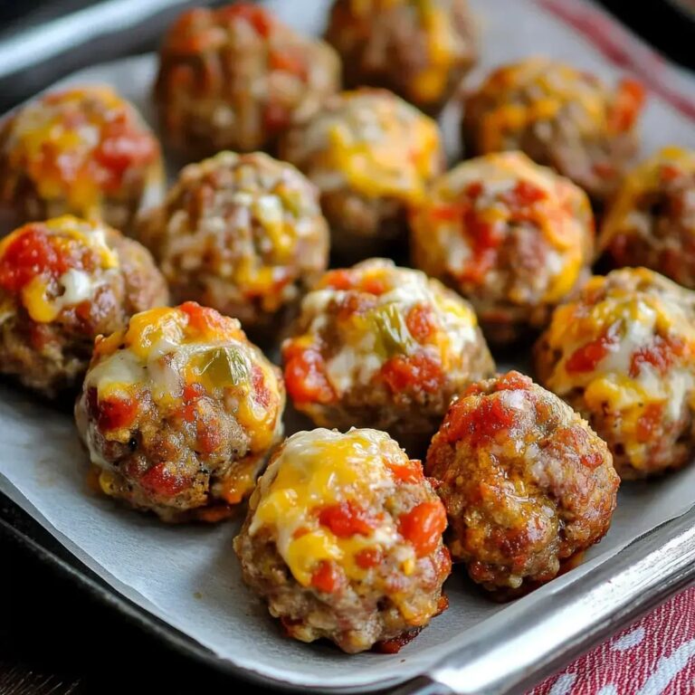 Rotel Cream Cheese Sausage Balls Recipe