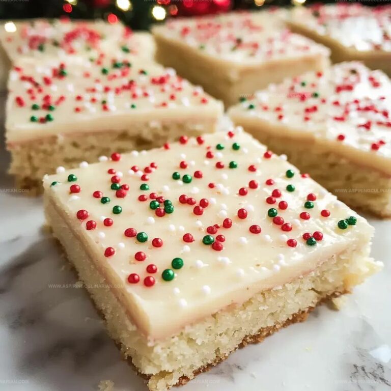 Christmas Sugar Cookie Bars Recipe