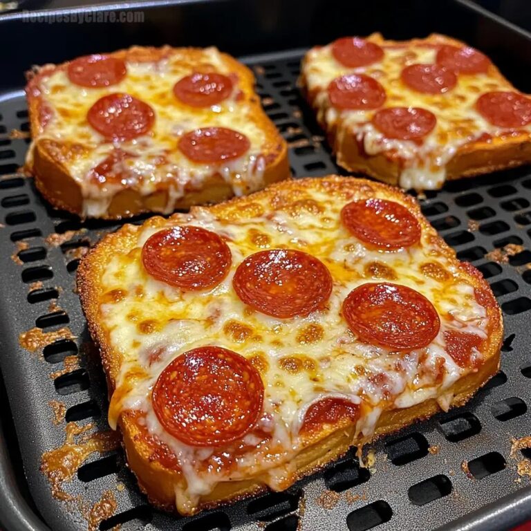 Texas Toast Pizza Air Fryer Recipe