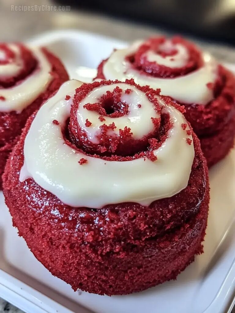 Red Velvet Cinnamon Rolls Cream Cheese Icing Recipe