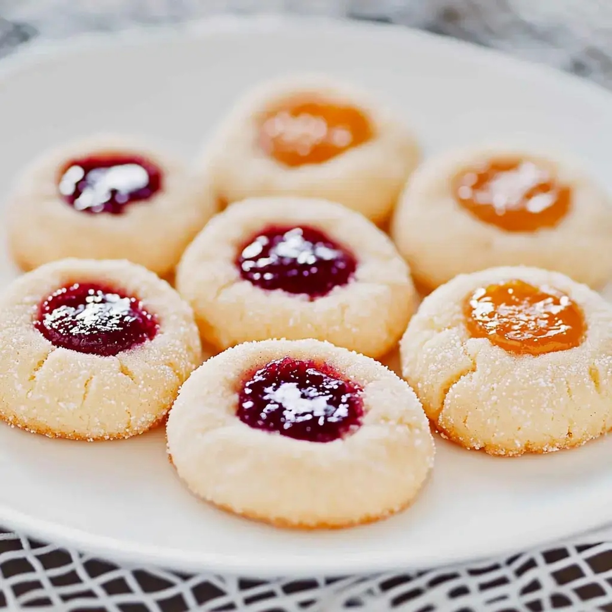 Buttery Jam Thumbprints Recipe