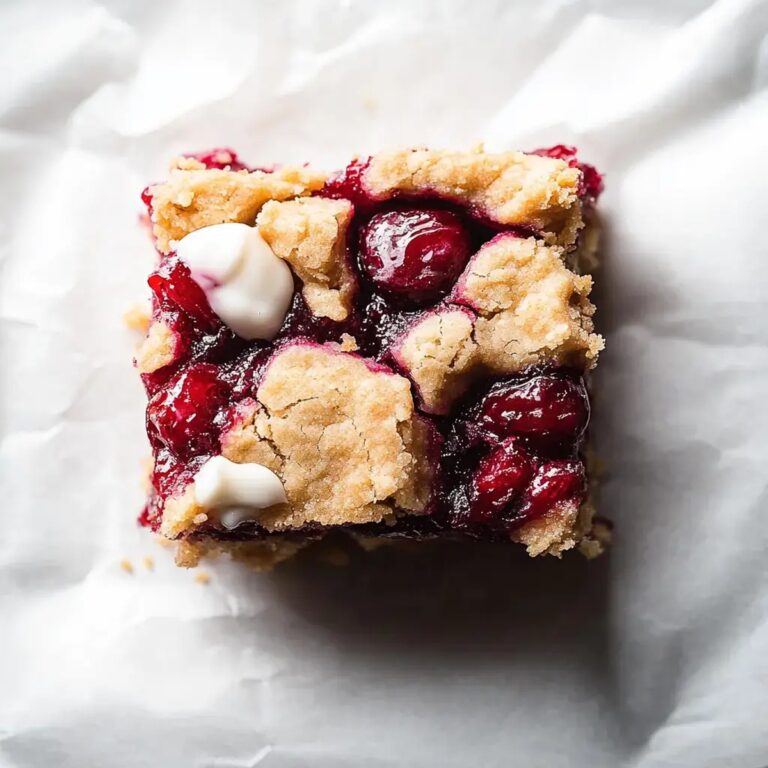 Cranberry Crumble Bars Recipe