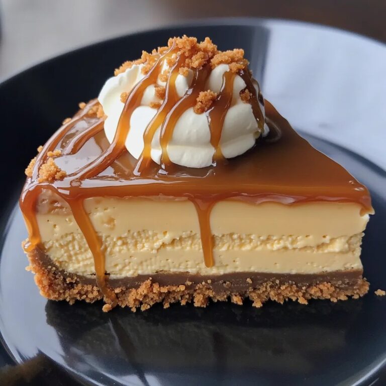 Cookie Butter Caramel Cheesecake Recipe