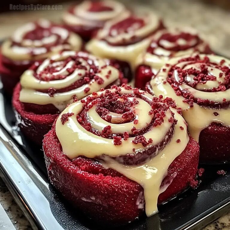Heavenly Red Velvet Cinnamon Rolls Recipe