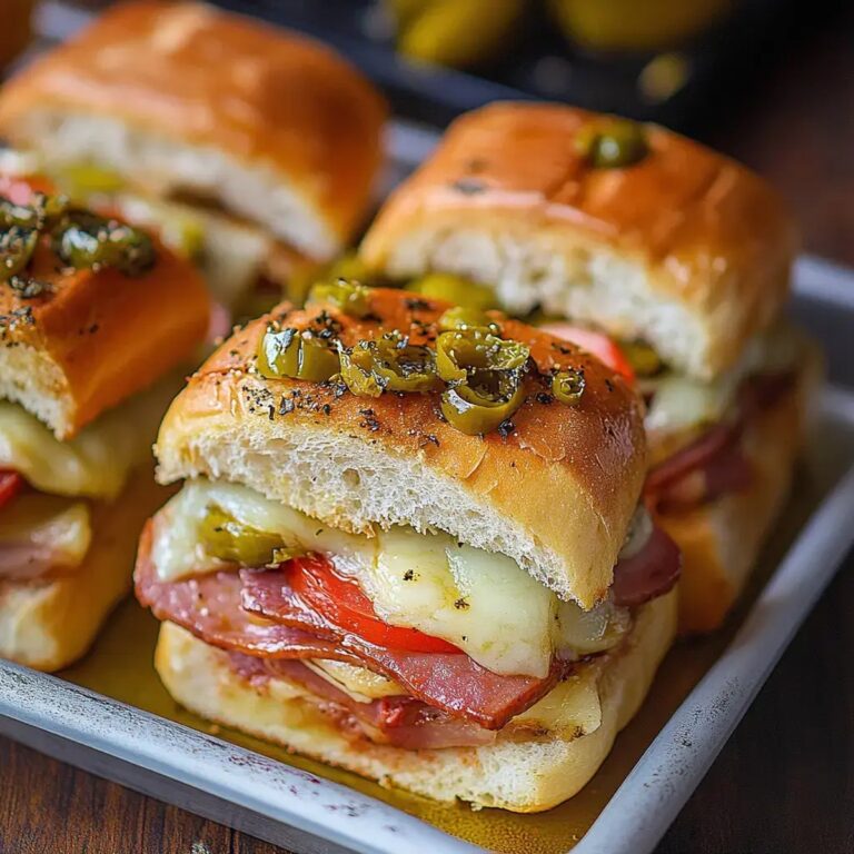 Hot Italian Sub Sliders Recipe