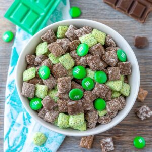 Mint Chocolate Muddy Buddy Recipe