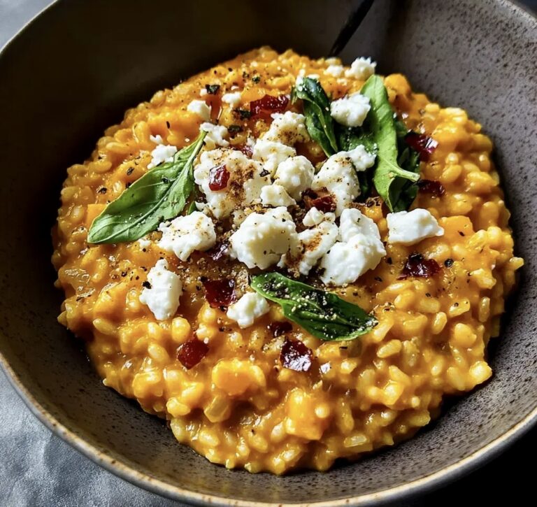Pumpkin Risotto Goat Cheese Cranberries Recipe