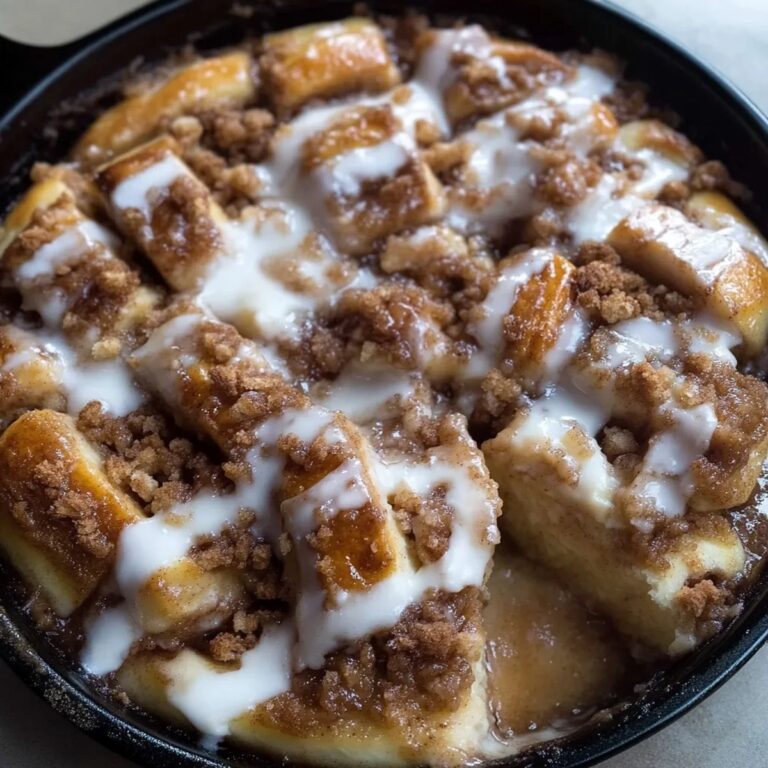 Apple Crisp Cinnamon Roll Casserole Recipe