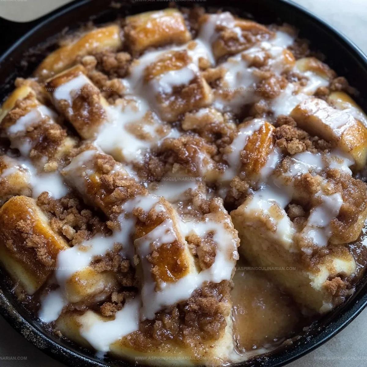 Apple Crisp Cinnamon Roll Casserole Recipe
