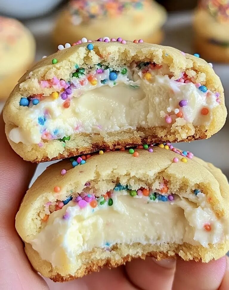 Funfetti Stuffed Cheesecake Cookies Recipe