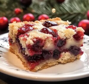 Christmas Cherry Bars Recipe