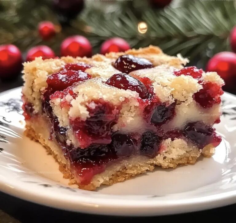Christmas Cherry Bars Recipe
