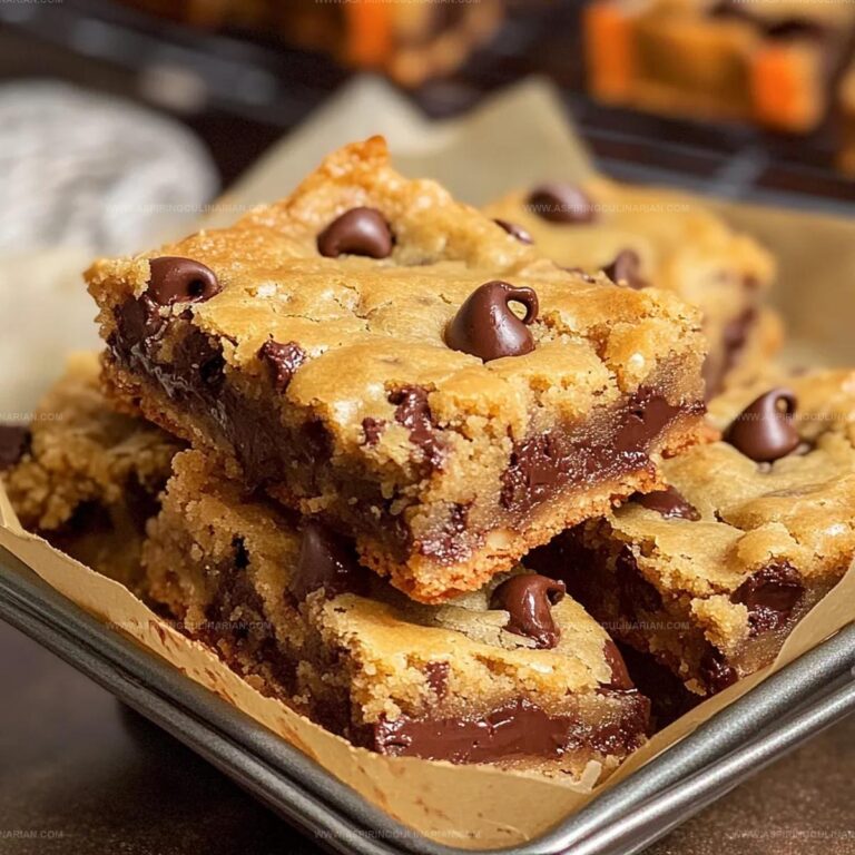 Gooey Chocolate Chip Cookie Bars Recipe