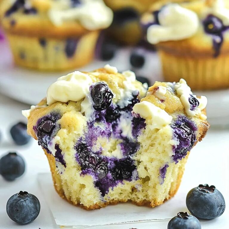 Blueberry Cream Cheese Muffins Recipe
