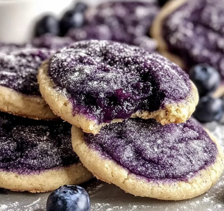 Blueberry Jammy Cookies Recipe