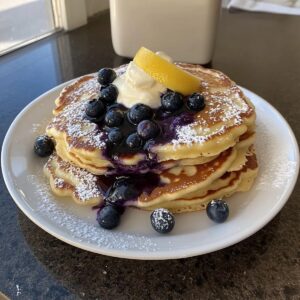 Lemon Blueberry Pancakes Recipe
