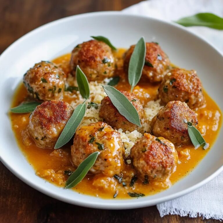 Turkey Meatballs Pumpkin Sage Recipe