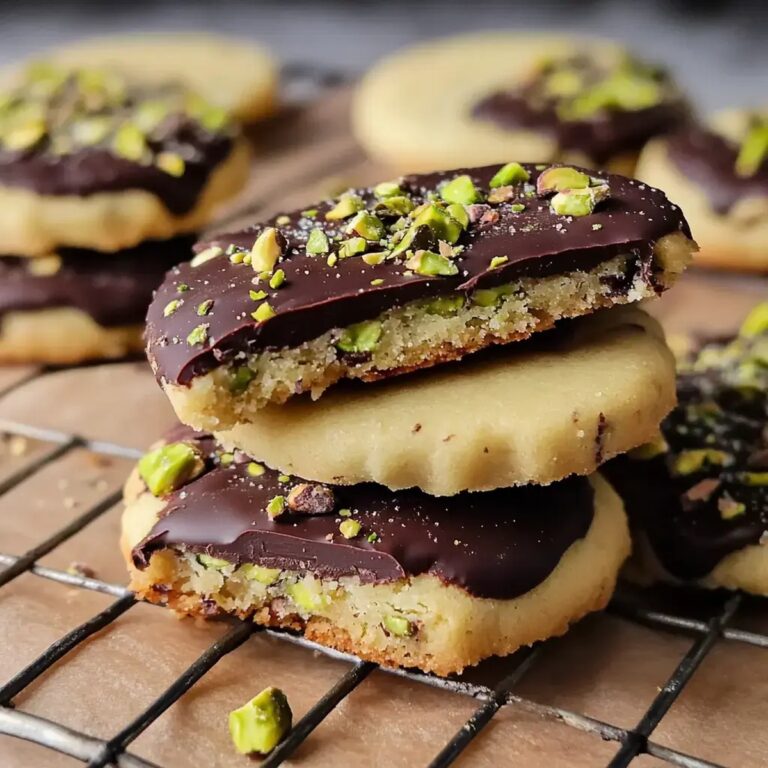 Chocolate Pistachio Shortbread Recipe