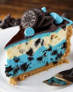 Delicious Cookie Monster Cheesecake Recipe