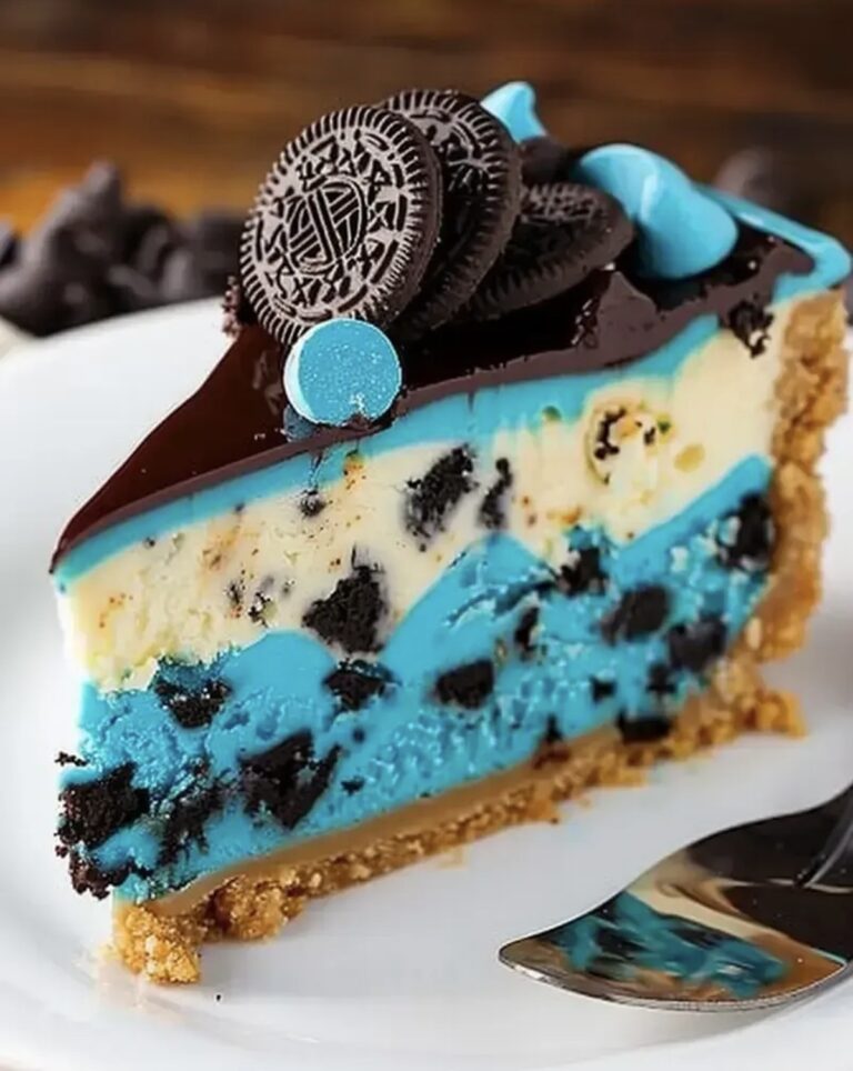 Delicious Cookie Monster Cheesecake Recipe