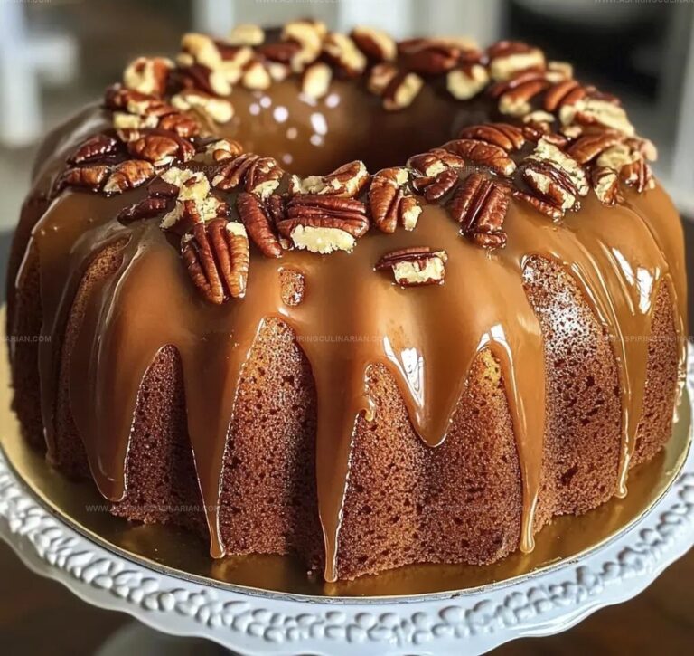 Caramel Pecan Bundt Cake Recipe