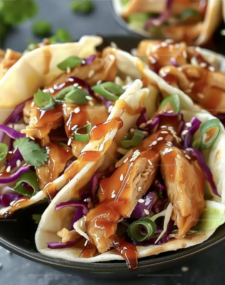 Crunchy Asian-Style Chicken Tacos Recipe