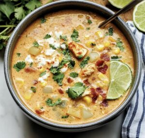 Slow Cooker Mexican Street Corn Soup Recipe