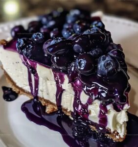 White Chocolate Blueberry Cheesecake Recipe