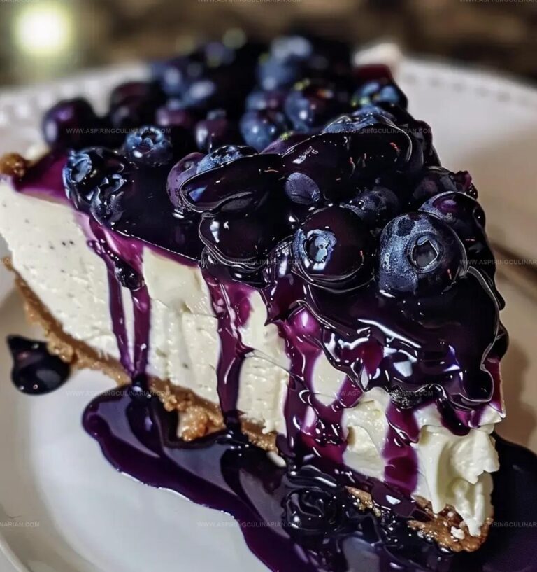 White Chocolate Blueberry Cheesecake Recipe