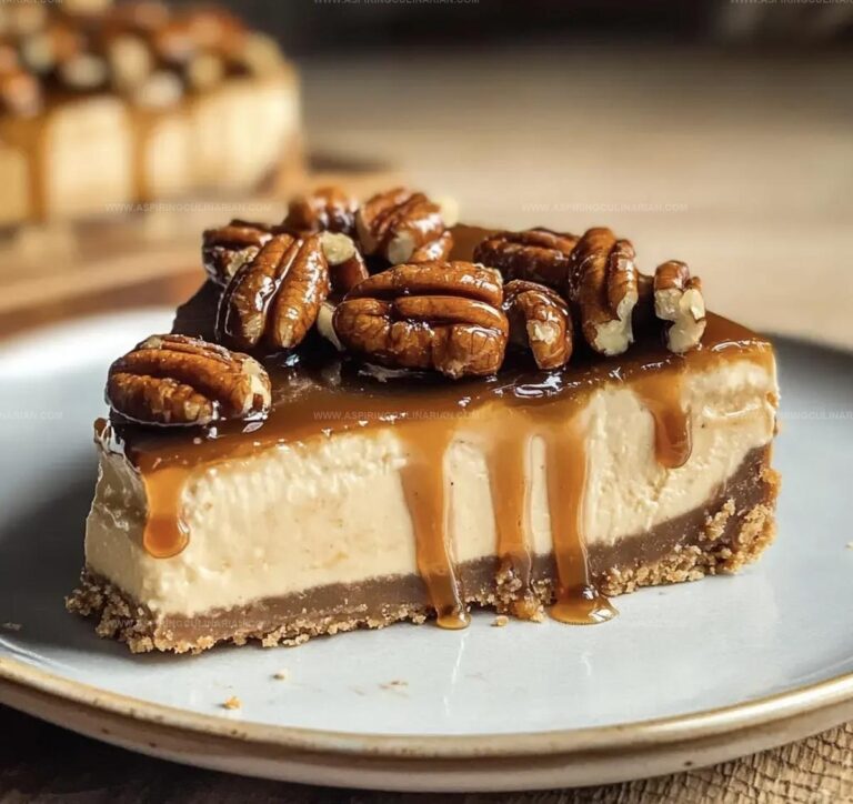 Vegan Caramel Pecan Pie Cheesecake Recipe